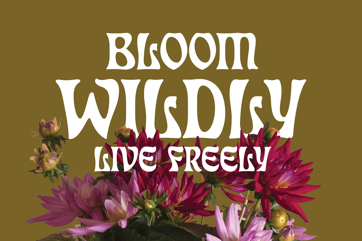 Eckmann Moderne Elegant Art Nouveau Font