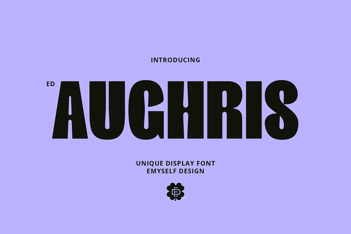 ED Aughris - Display Sans font Free Download Free Download