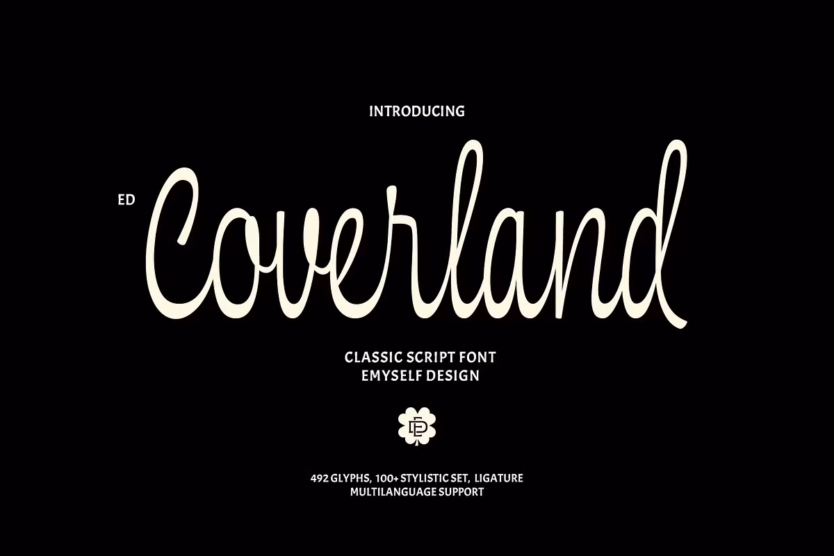 ED Coverland - Classic Script Font Free Download Free Download ED Coverland - Classic Script Font Free Download Free Download