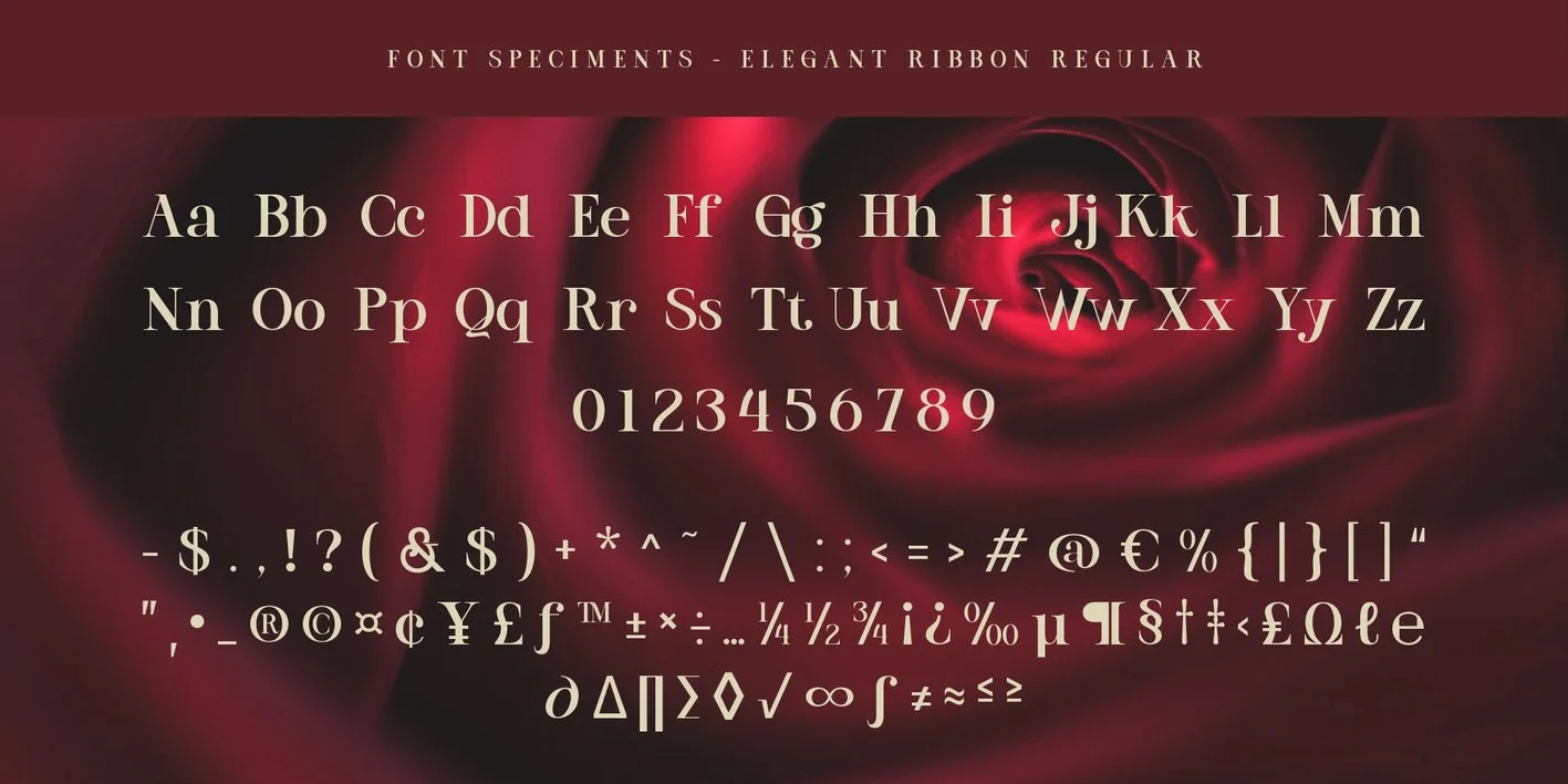Elegant Ribbon Font