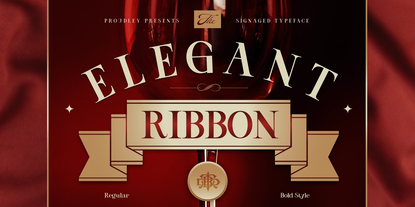 Elegant Ribbon Font Free Download Elegant Ribbon Font Free Download