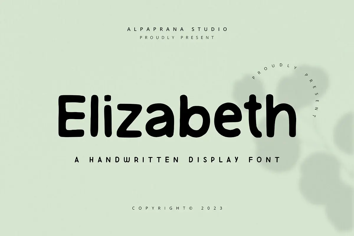 Elizabeth - Handwritten Font Free Download Free Download