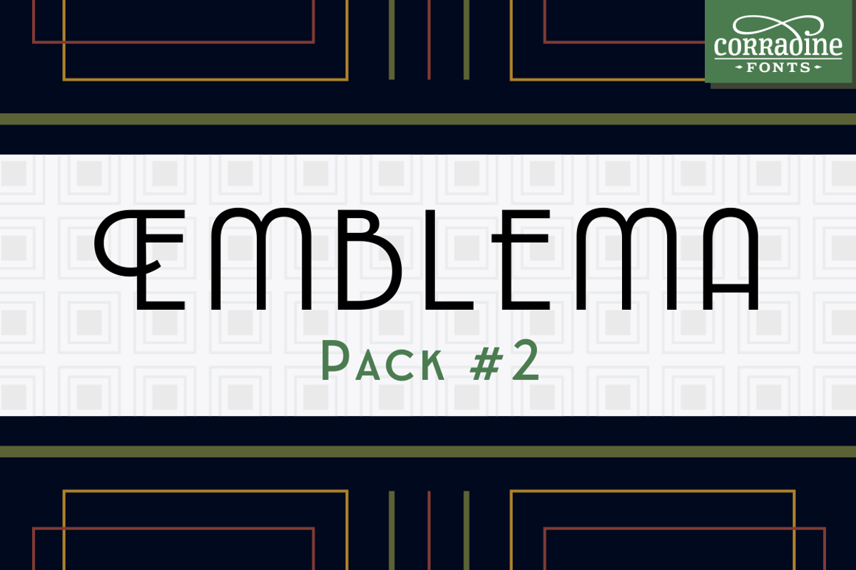 Emblema Font Pack #2 Free Download Free Download