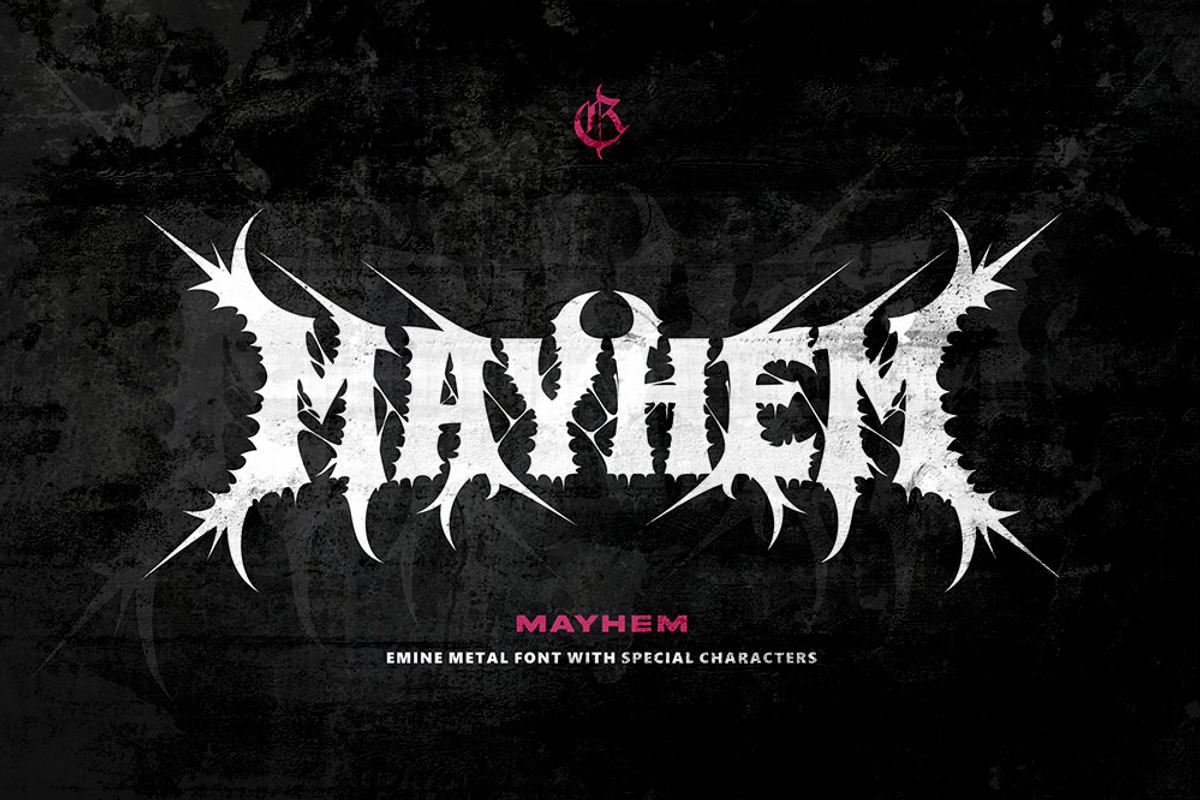 Emine Metal font (Mayhem) Free Download Free Download Emine Metal font (Mayhem) Free Download Free Download