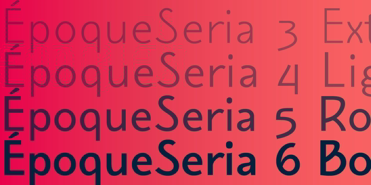 Epoque Seria Font Free Download