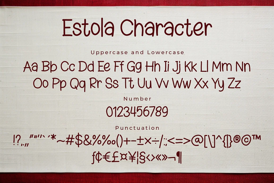 Estola Handwritten Font