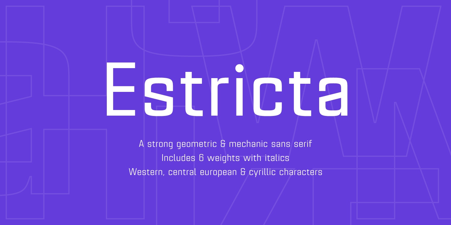 Estricta Font Free Download Estricta Font Free Download