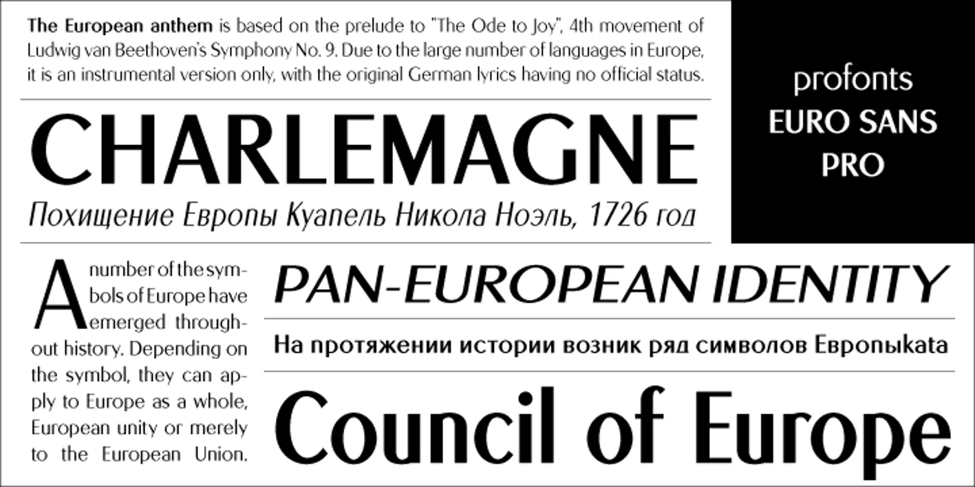EuroSans Font