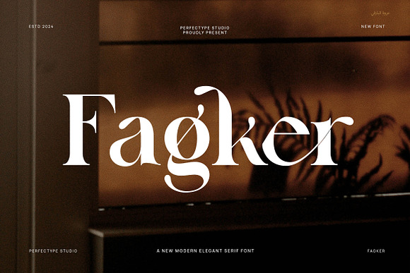 Fagker Elegant Serif Font Free Download Fagker Elegant Serif Font Free Download
