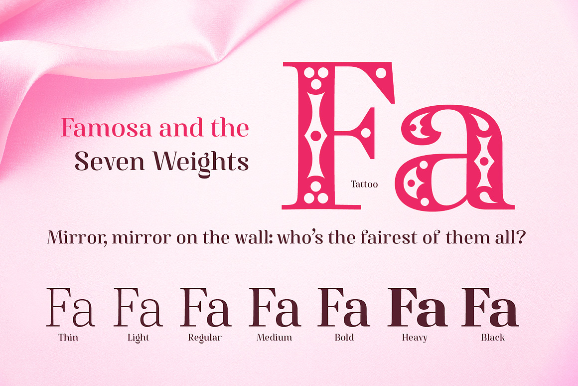 Famosa - Font Family Free Download Famosa - Font Family Free Download