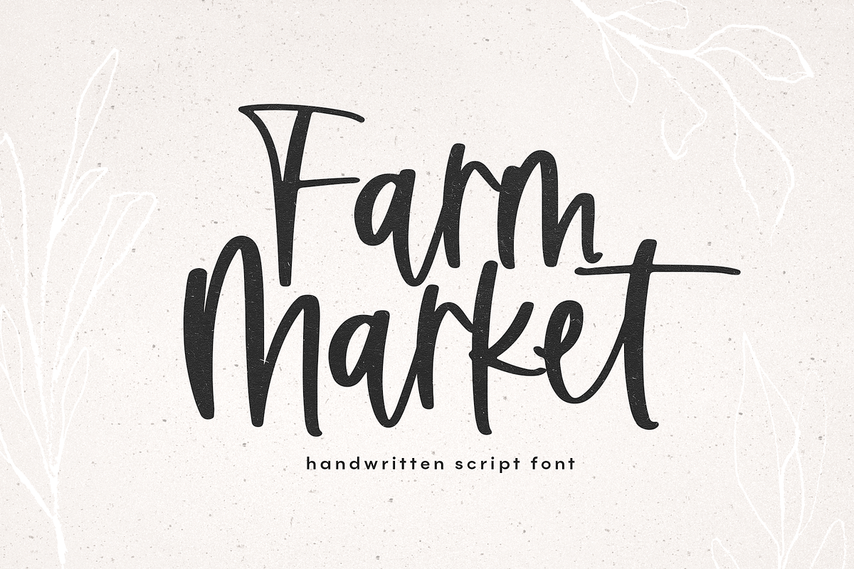 Farm Market | Farmhouse Script Font Free Download Free Download Farm Market | Farmhouse Script Font Free Download Free Download