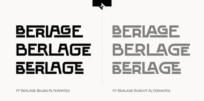 FF Berlage Beurs Font