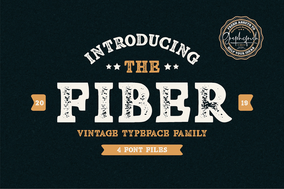 Fiber - Vintage Serif Font Free Download Fiber - Vintage Serif Font Free Download