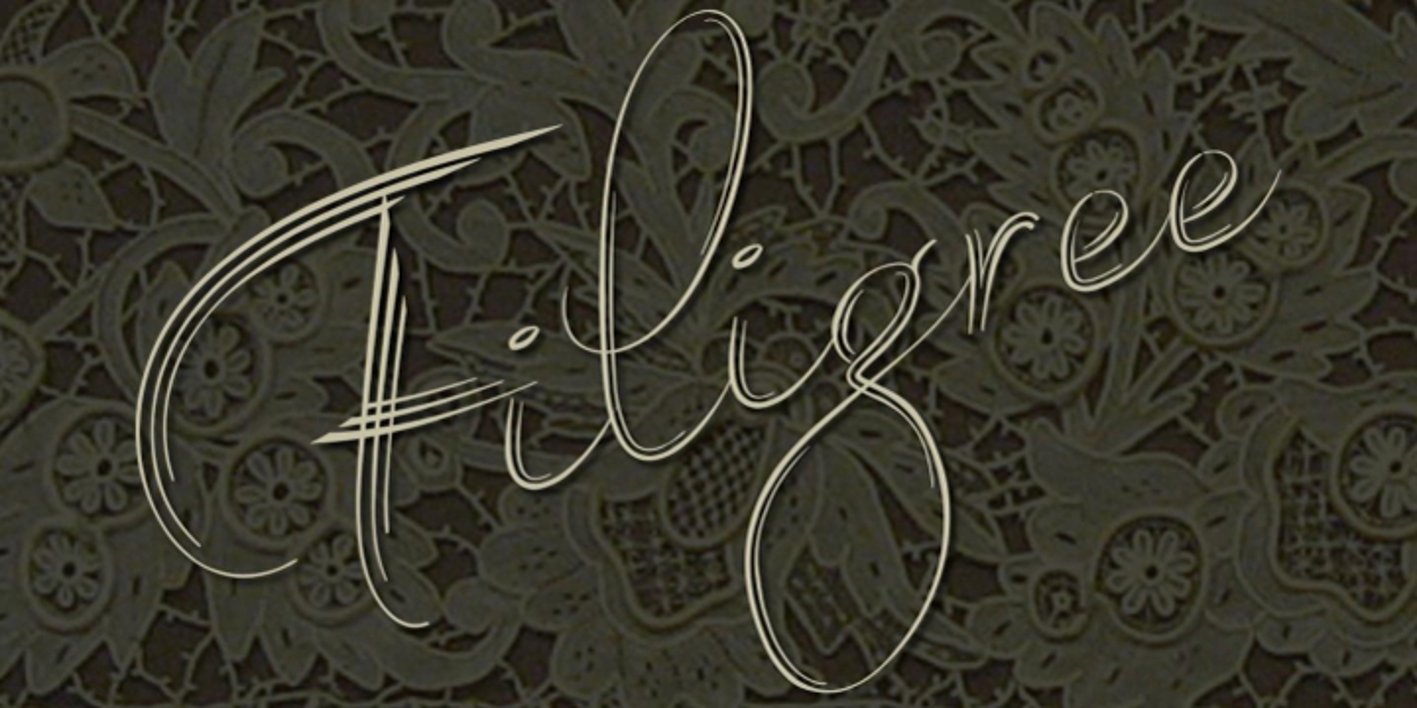 Filigree Font Free Download Filigree Font Free Download