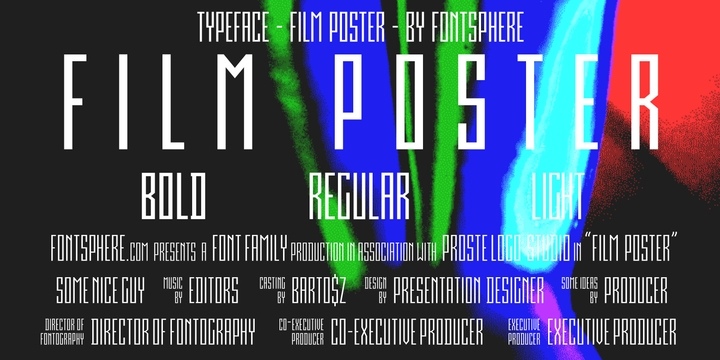Film Poster Font Free Download Film Poster Font Free Download