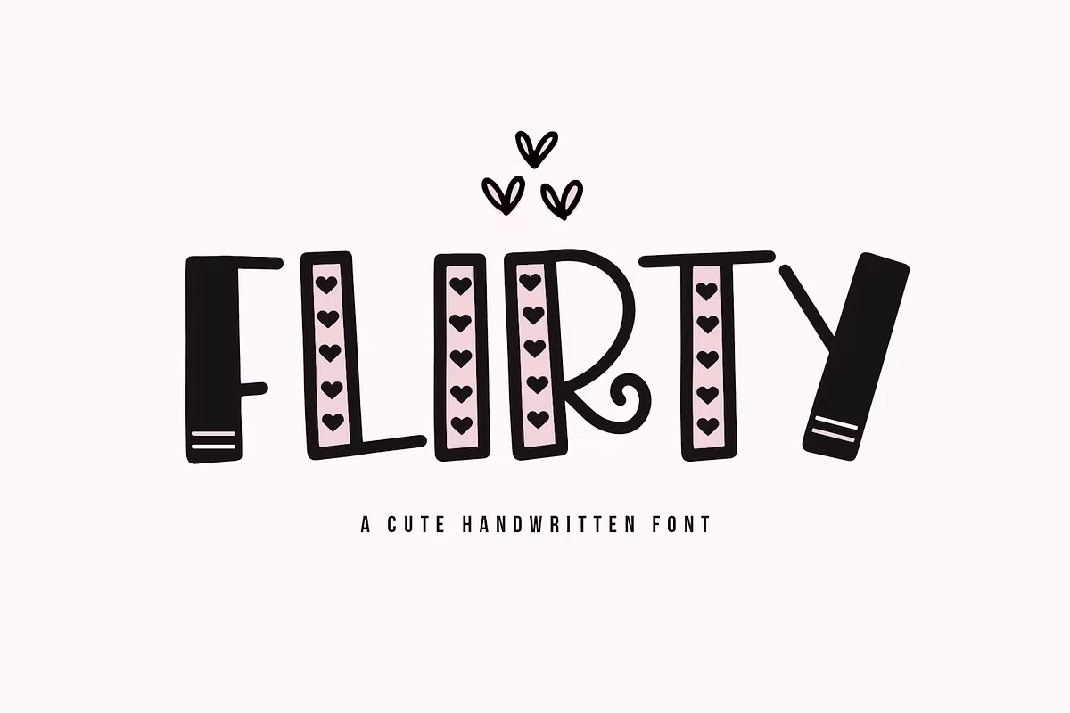 Flirty | Valentine's Day Font Free Download Free Download