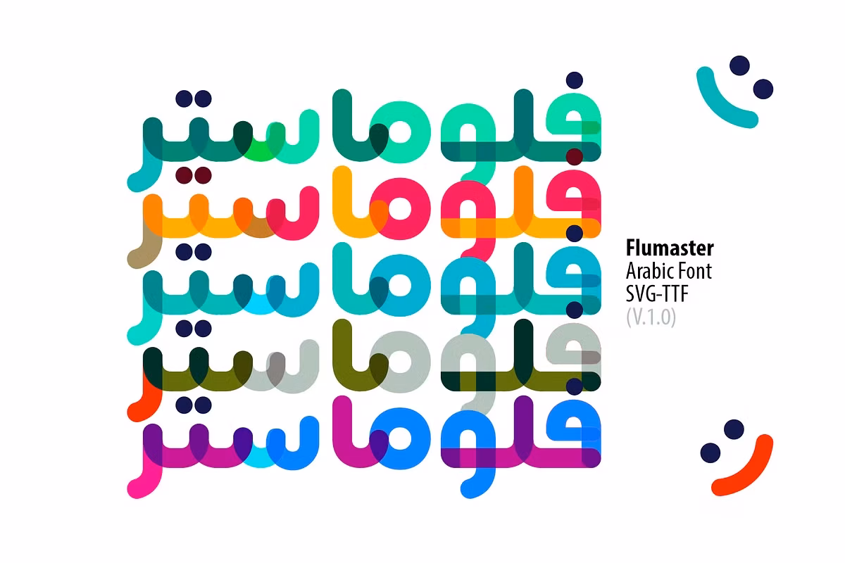 Flumaster - Arabic Color Font Free Download Free Download