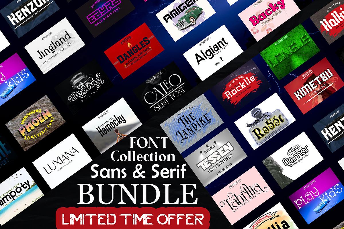 Font Collection Sans & Serif Bundles Free Download Free Download Font Collection Sans & Serif Bundles Free Download Free Download