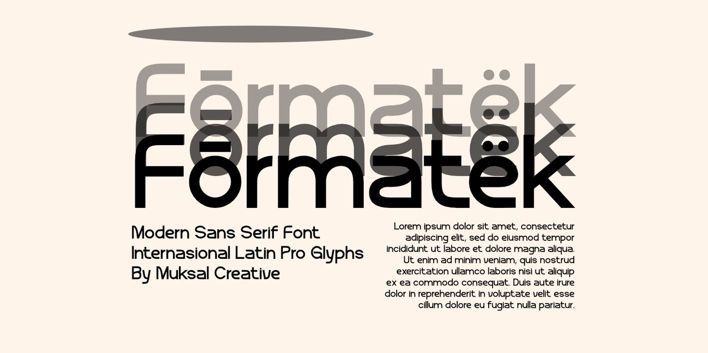 Formatek Font Free Download Formatek Font Free Download