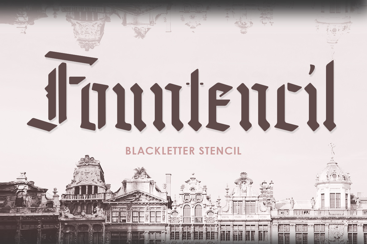 Fountencil Font Free Download Fountencil Font Free Download