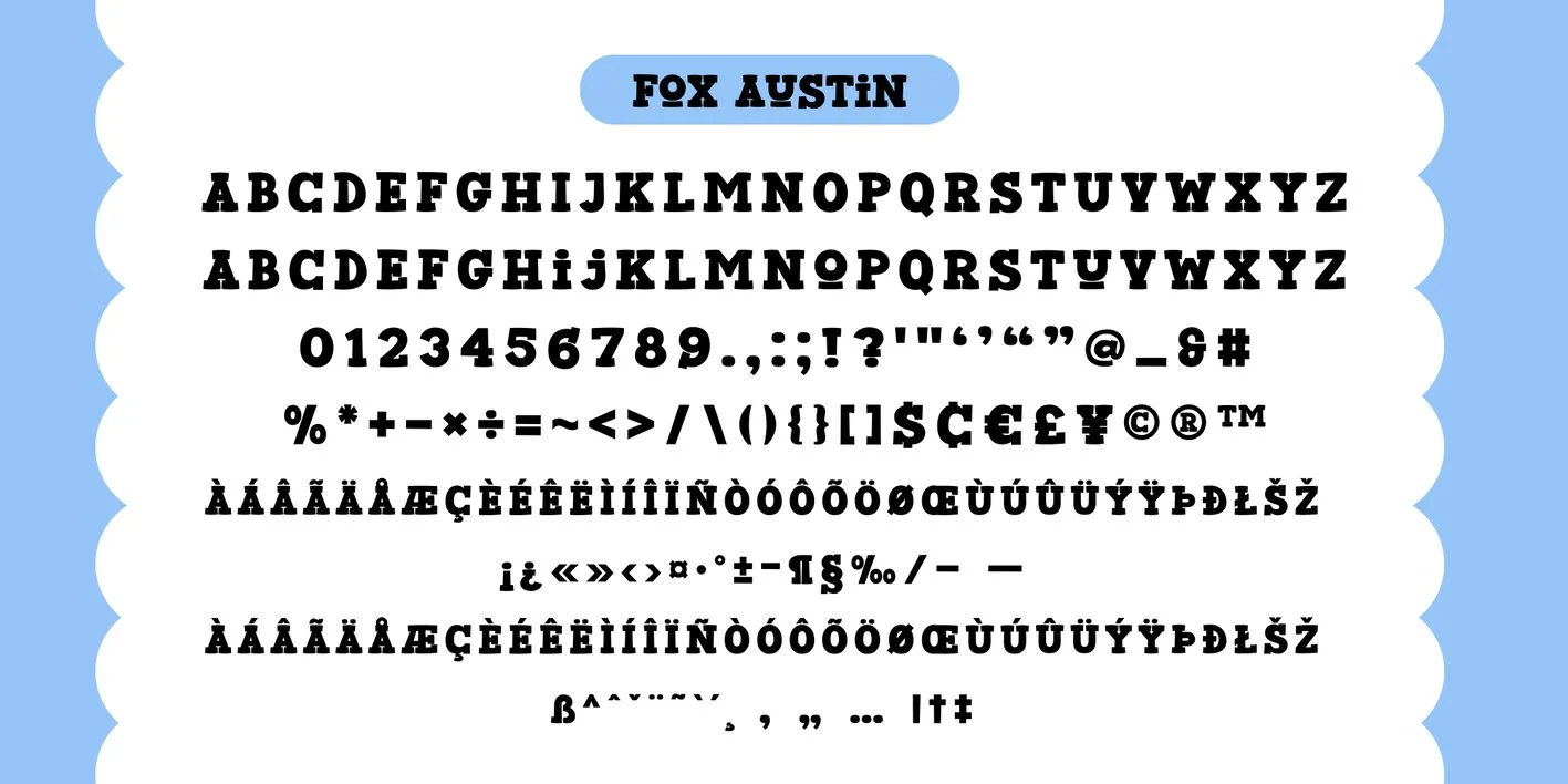 Fox Austin Spot Font