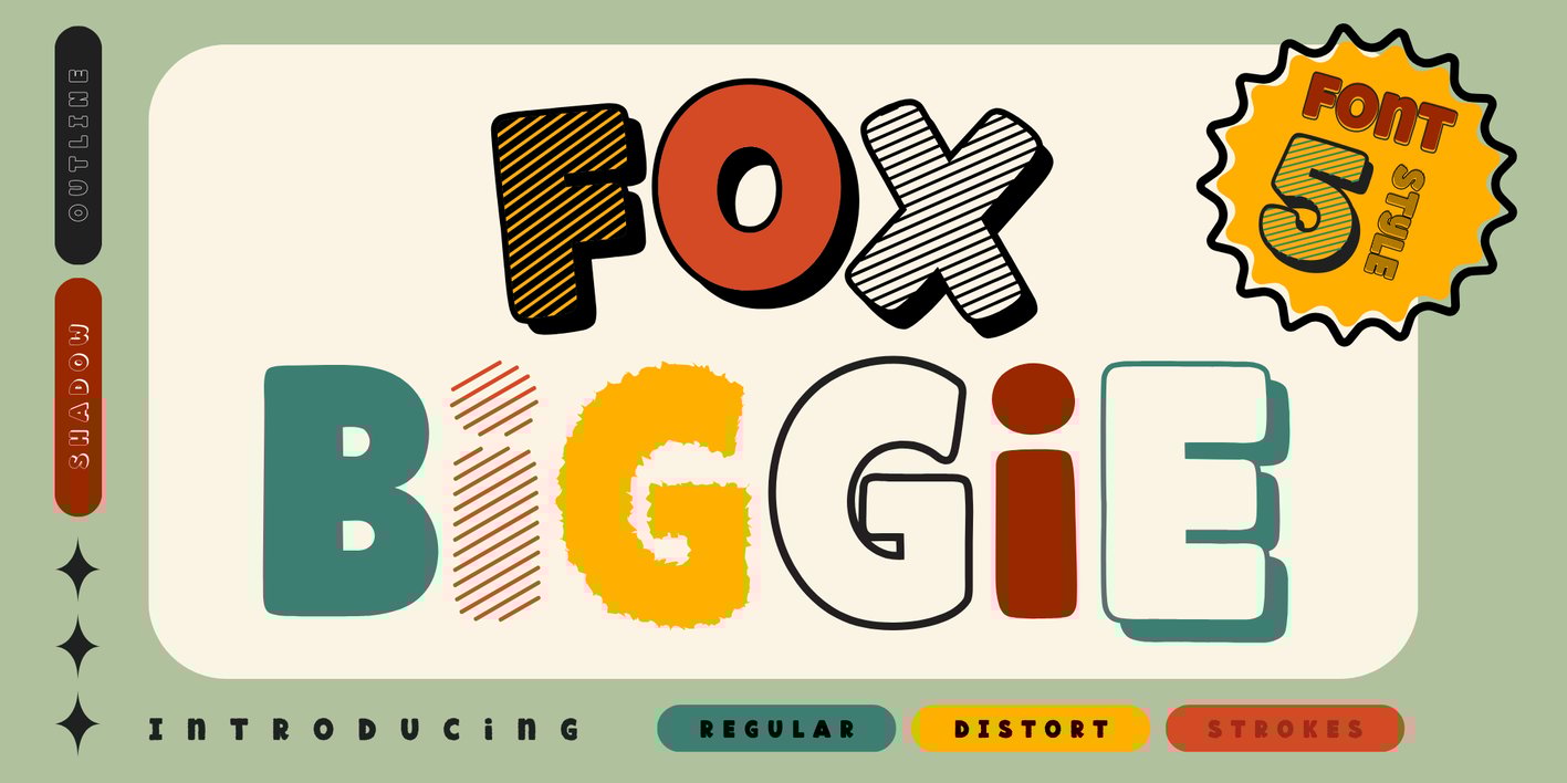 Fox Biggie Outline Font Free Download Fox Biggie Outline Font Free Download
