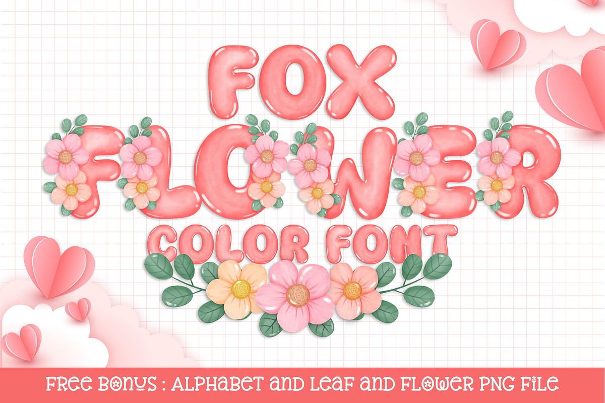 Fox Flower Color Font Free Download Free Download Fox Flower Color Font Free Download Free Download