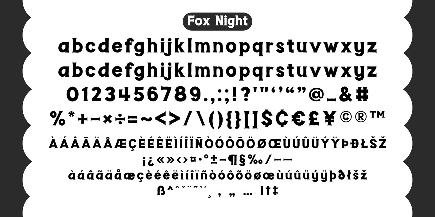 Fox Night Font Free Download