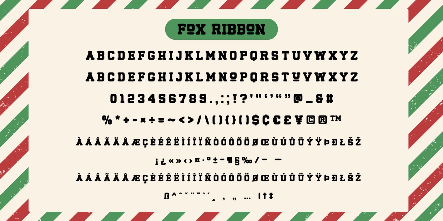 Fox Ribbon Font Free Download Fox Ribbon Font Free Download