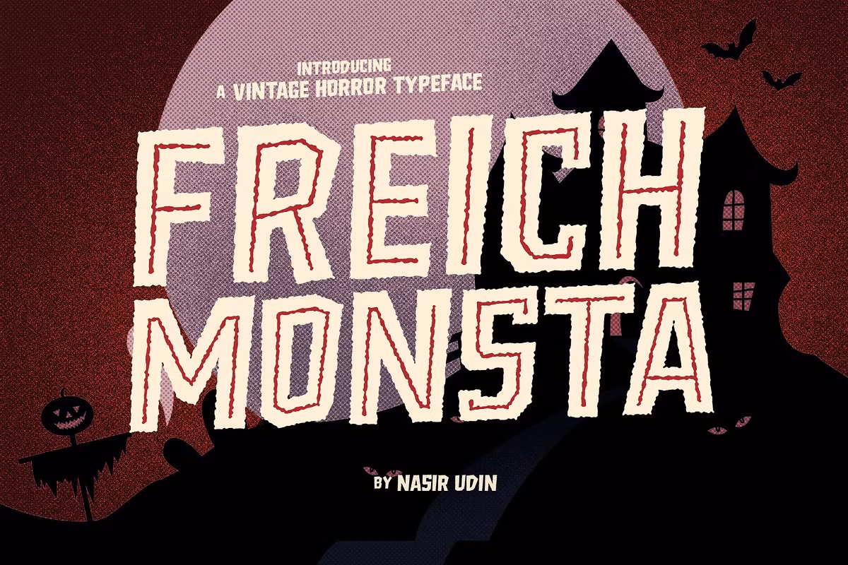 Freich Monsta - Vintage Horror Fonts Free Download Free Download Freich Monsta - Vintage Horror Fonts Free Download Free Download