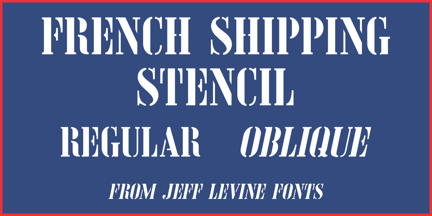 French Shipping Stencil JNL Free Download Free Download French Shipping Stencil JNL Free Download Free Download