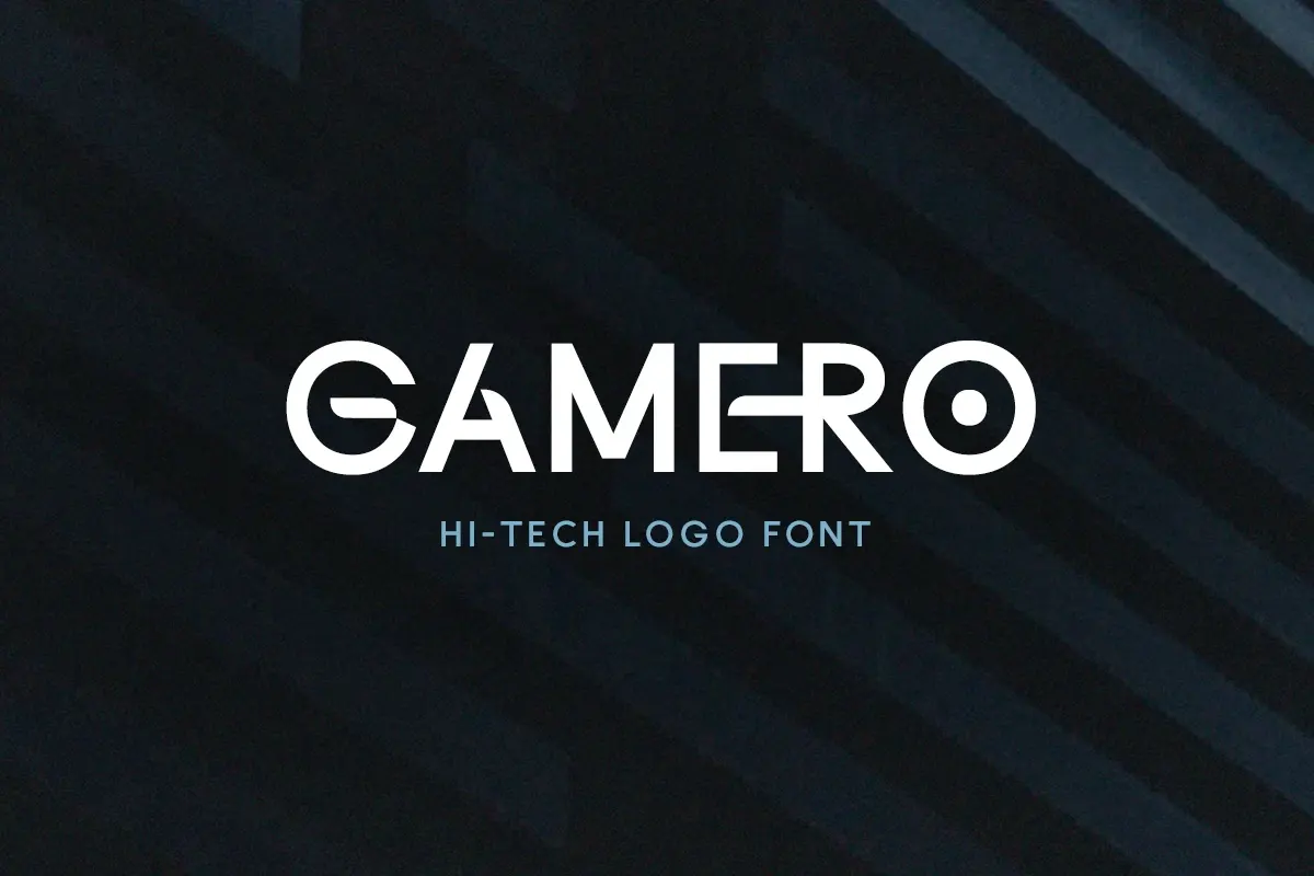 Gamero - Hi-Tech Logo Font Free Download Free Download Gamero - Hi-Tech Logo Font Free Download Free Download