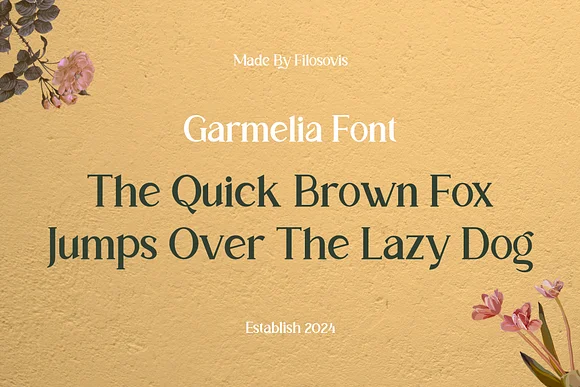 Garmelia | Aeshtetic Vintage Serif Font