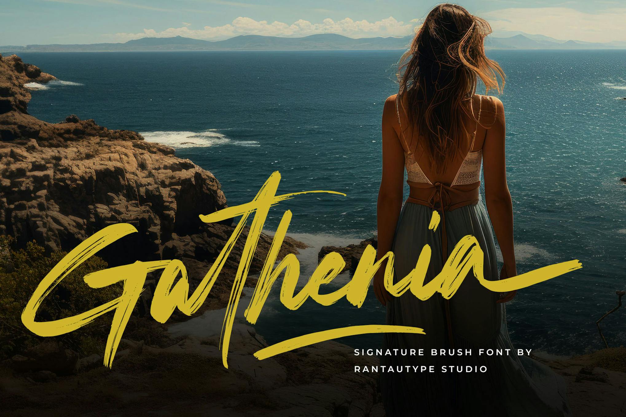Gathenia Signature Brush Font Free Download Gathenia Signature Brush Font Free Download