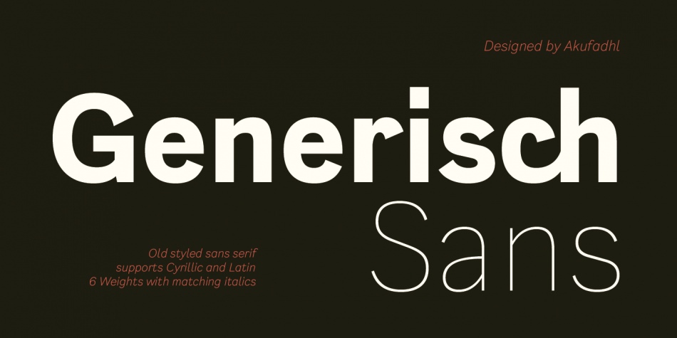 Generisch Sans Font Free Download Generisch Sans Font Free Download