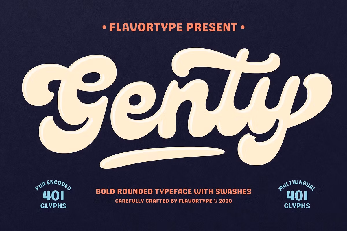 Genty - Bold Rounded Typeface Free Download Free Download Genty - Bold Rounded Typeface Free Download Free Download