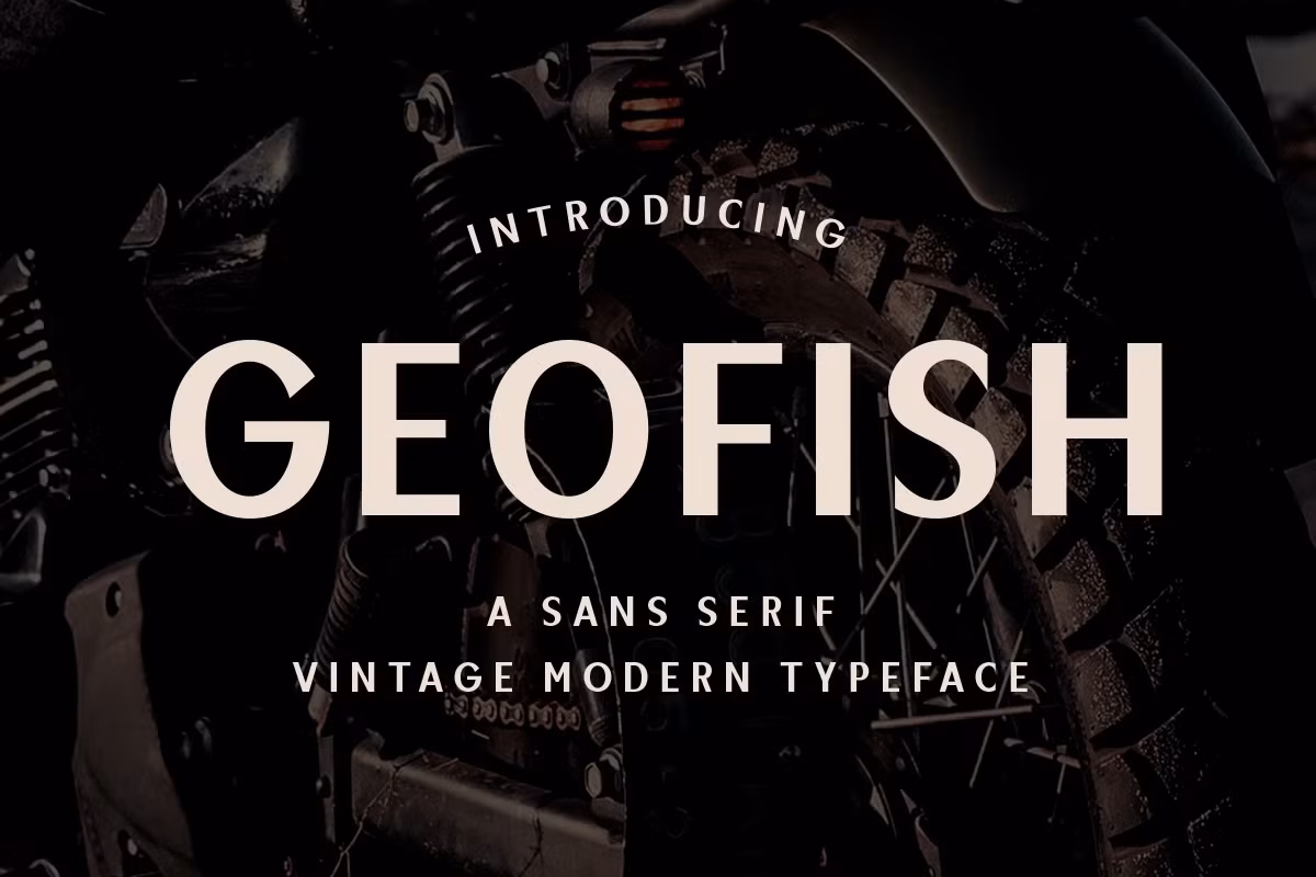Geofish Vintage Font Free Download Free Download