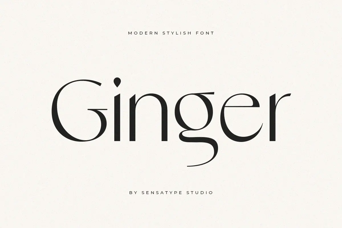 Ginger - Modern Stylish Font Free Download Free Download Ginger - Modern Stylish Font Free Download Free Download