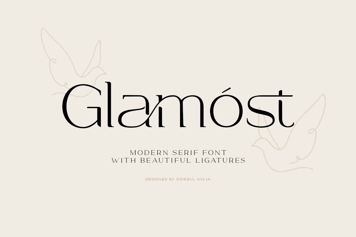 Glamost - Modern Ligature font Free Download Free Download Glamost - Modern Ligature font Free Download Free Download