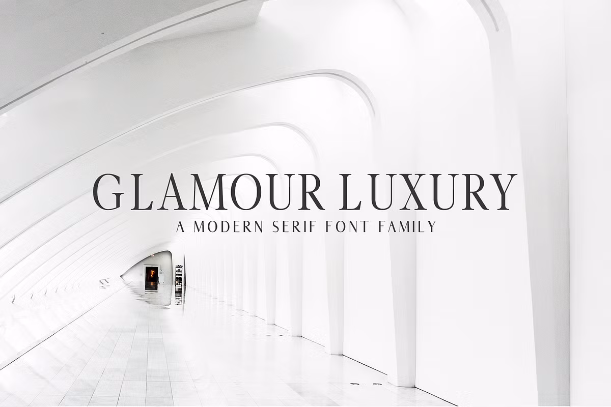 Glamour Luxury Serif Font Family Free Download Free Download
