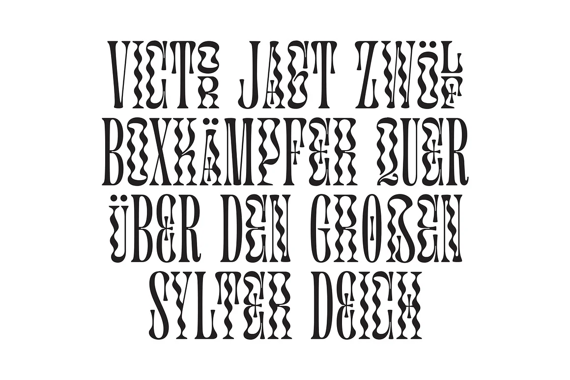 Glassure Typeface Version 1.0