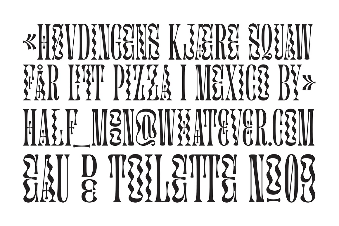 Glassure Typeface Version 1.0