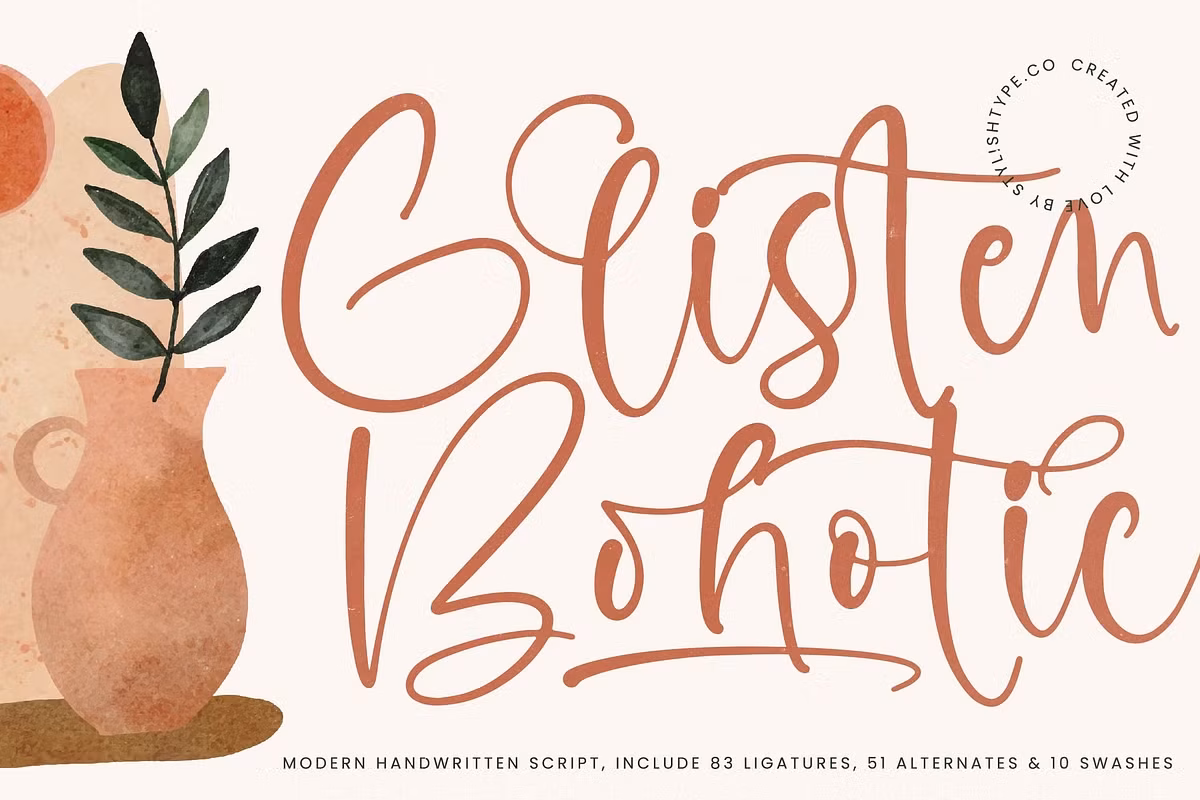 Glisten Bohotic Modern Handwritten Free Download Free Download Glisten Bohotic Modern Handwritten Free Download Free Download