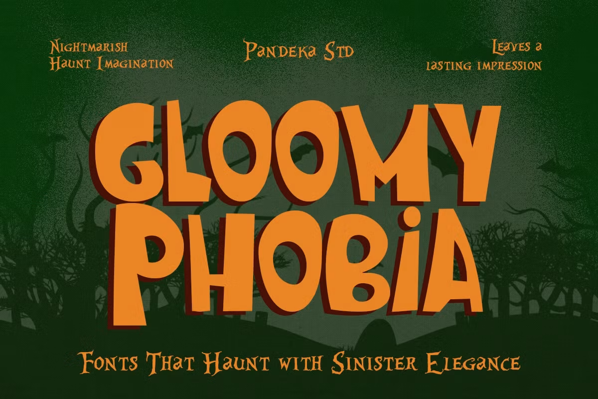 Gloomy Phobia - Horror Display Font Free Download Free Download Gloomy Phobia - Horror Display Font Free Download Free Download