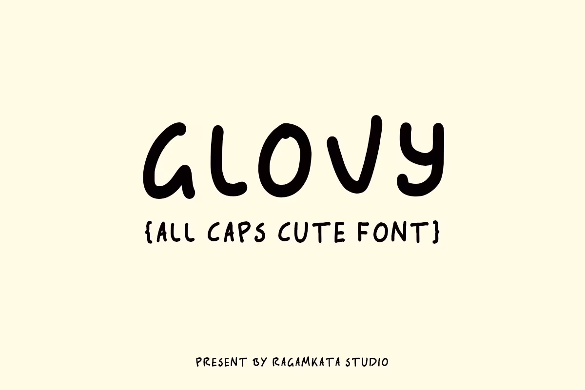 Glovy - All Caps Cute Font Free Download Free Download Glovy - All Caps Cute Font Free Download Free Download