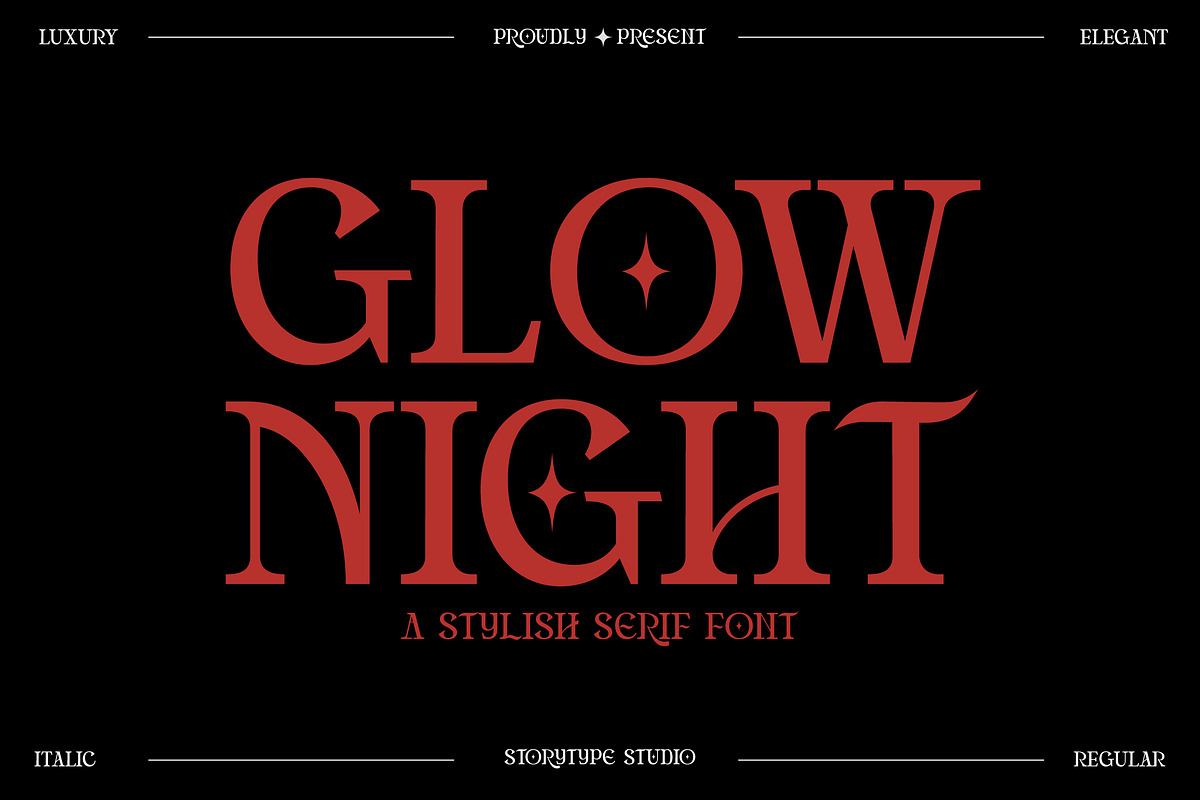 Glow Night Stylish Serif Font Free Download Free Download Glow Night Stylish Serif Font Free Download Free Download