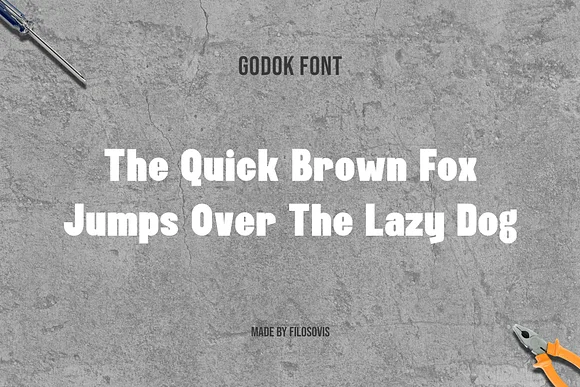 Godok | Bold Sans Serif Font
