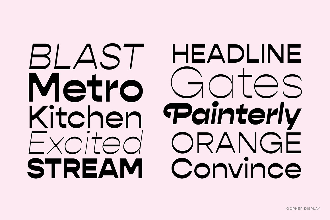 Gopher Complete Font Family Free Download Gopher Complete Font Family Free Download
