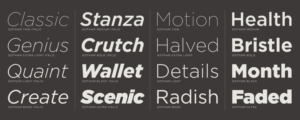 Gotham Font Free Download Gotham Font Free Download