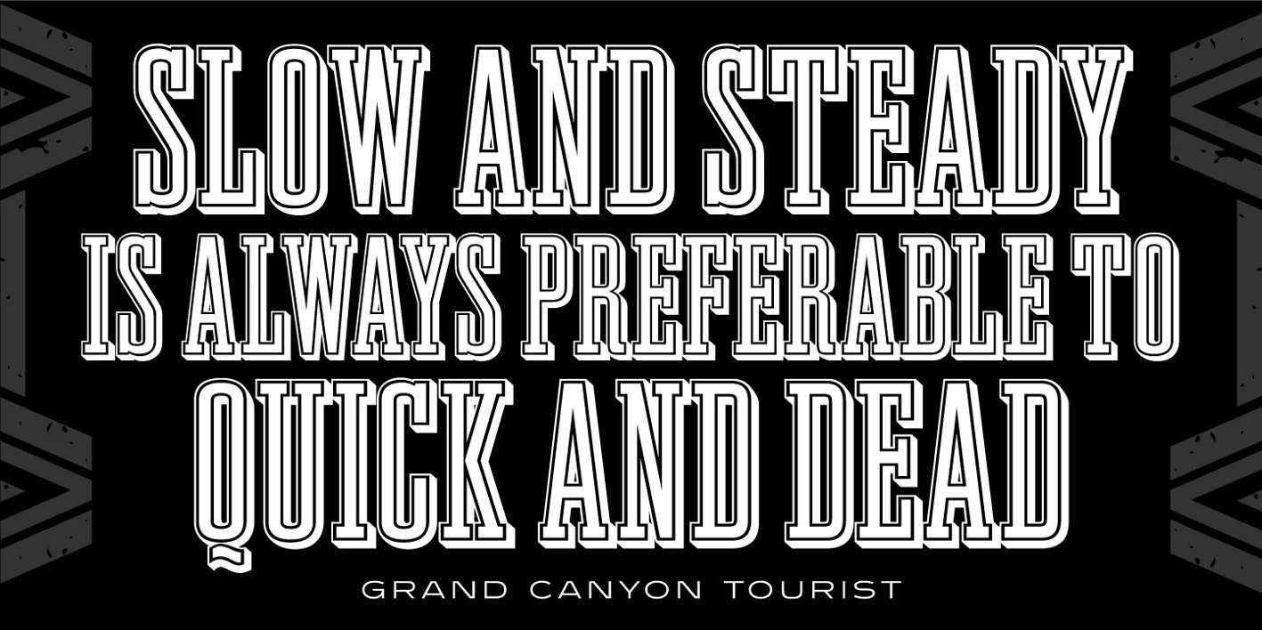 Grand Canyon Font
